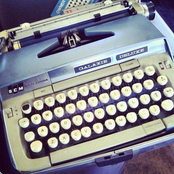 Vintage Photograph - My Old Typewriter by Jona Shelton