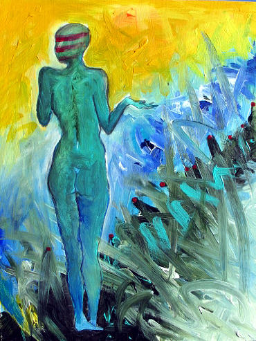 My Path 1 Painting by Elizabeth Parashis