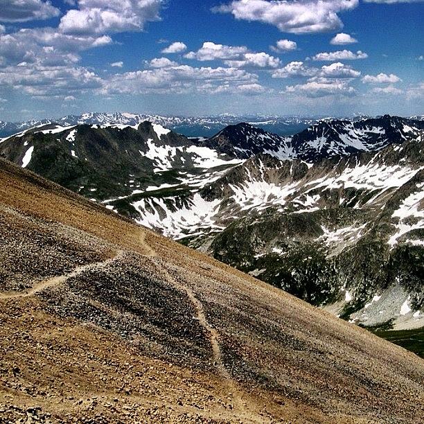 Colorado Photograph - My Pov Descending Mount Bross #colorado by James Heck