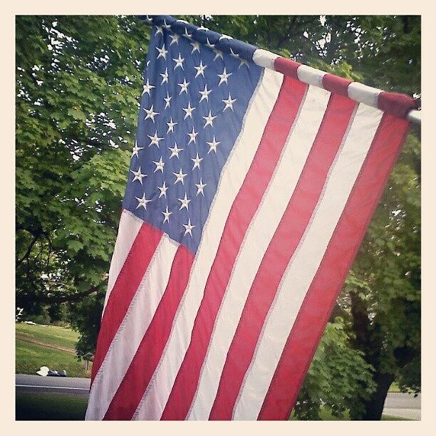 My Pretty American Flag Photograph by Virginia Anne Kohar