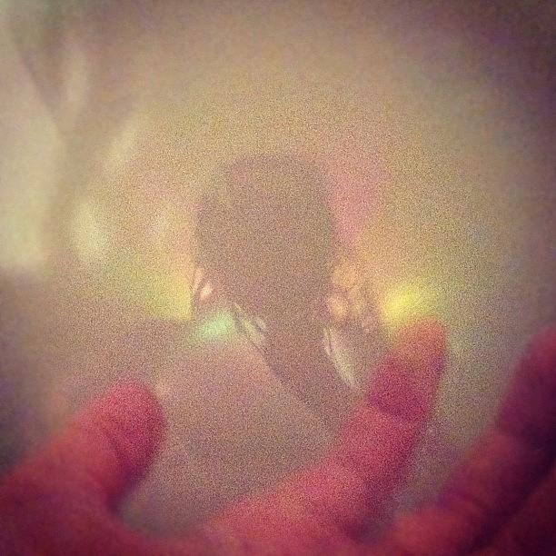 My Reflection In A Giant Bubble... Wet Photograph by Ariel C