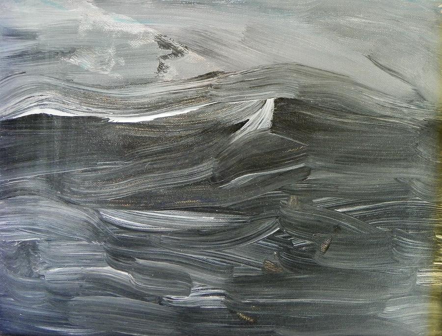 Abstract Painting - My Sea by Judith Redman