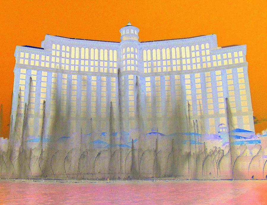 Las Vegas Digital Art - My Vegas Bellagio 3 by Randall Weidner