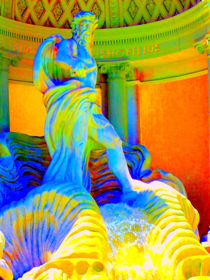 Las Vegas Digital Art - My Vegas Caesars 1 by Randall Weidner