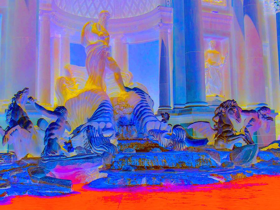 Las Vegas Digital Art - My Vegas Caesars 4 by Randall Weidner