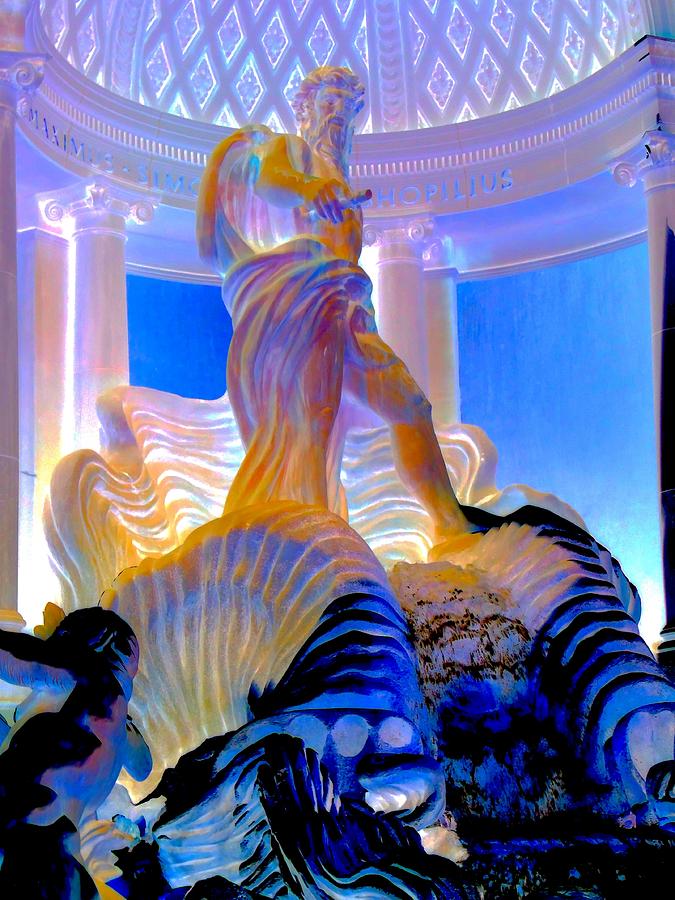 Las Vegas Digital Art - My Vegas Caesars 5 by Randall Weidner