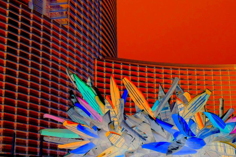 Las Vegas Digital Art - My Vegas City Center 59 by Randall Weidner