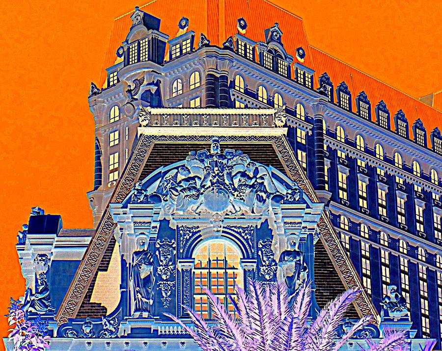 Las Vegas Digital Art - My Vegas Paris 1 by Randall Weidner