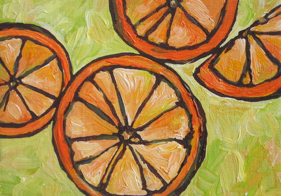 My Vitamin C Painting by Sandy Tracey