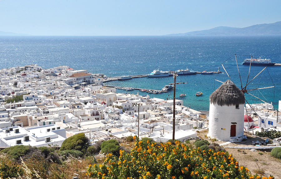 Mykonos town Photograph by Laura Melis
