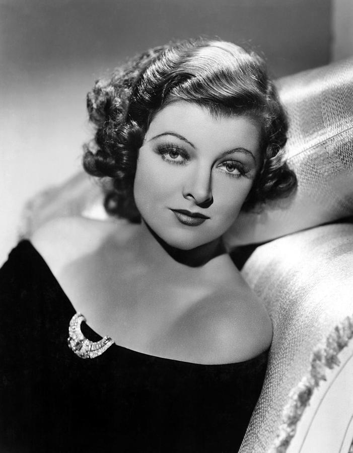 Myrna Loy By Clarence Sinclair Bull Photograph by Everett