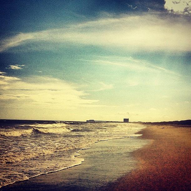 Beach Photograph - #myrtlebeach #spingmaid #beach Pretty by Katie Williams