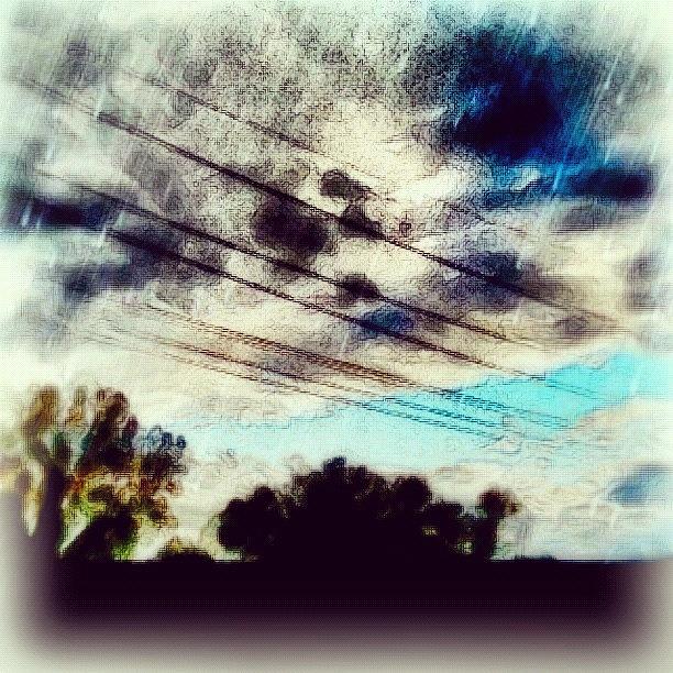 Abstract Photograph - mysky #sky #abstract #clouds by Carrie Mroczkowski