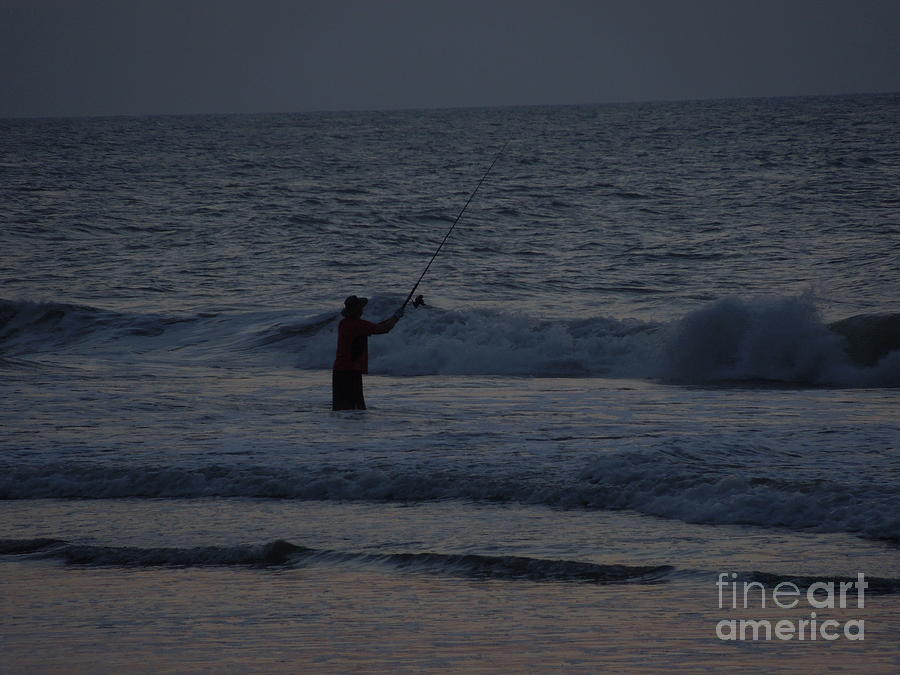 Mysterious Fisherman Photograph by Chad and Stacey Hall