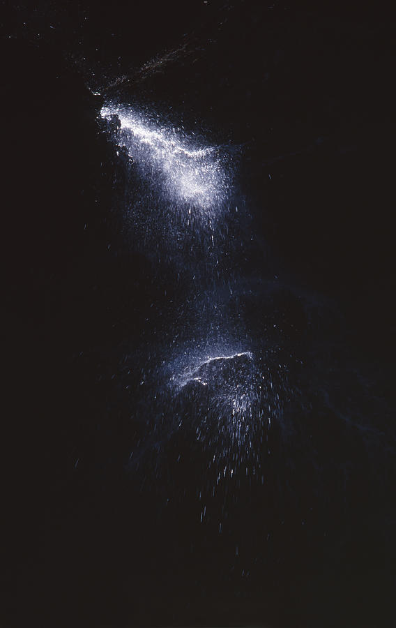 Mysterious waterfall Photograph by Ulrich Kunst And Bettina Scheidulin