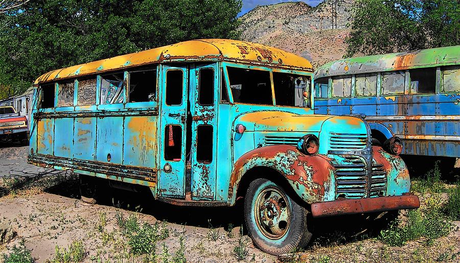 Mystic Bus Photograph By Bob Moore - Fine Art America