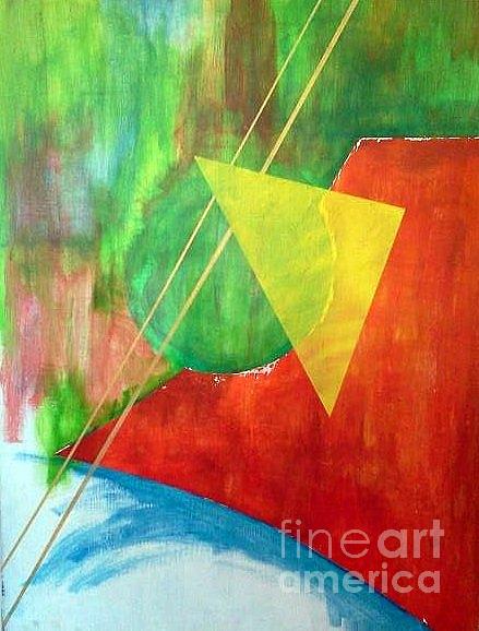 Mystic Triangle Painting by Fred Douglas Allen