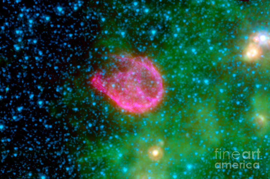 N132d- Supernova Remnant Photograph by Nasa
