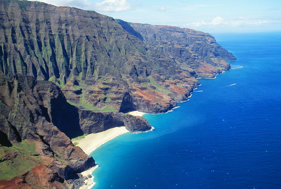 Na Pali Coast, Aerial by William Waterfall - Printscapes