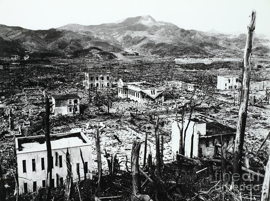 Nagasaki, Japan Photograph by Photo Researchers