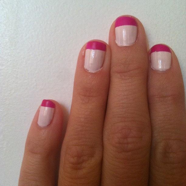 Nail Photograph - #nailart #nails #pink by Loriana Daubenspeck