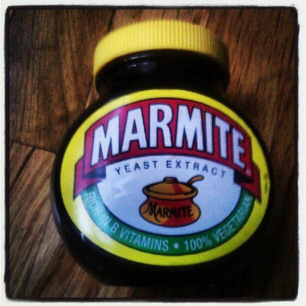 Marmite Photograph - Naked Lunch #marmite #vegan #yeast by Cacy Forgenie
