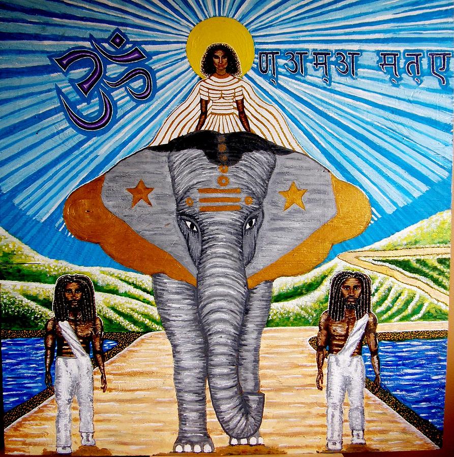 Enlightened Painting - Namaste by Far I Shields