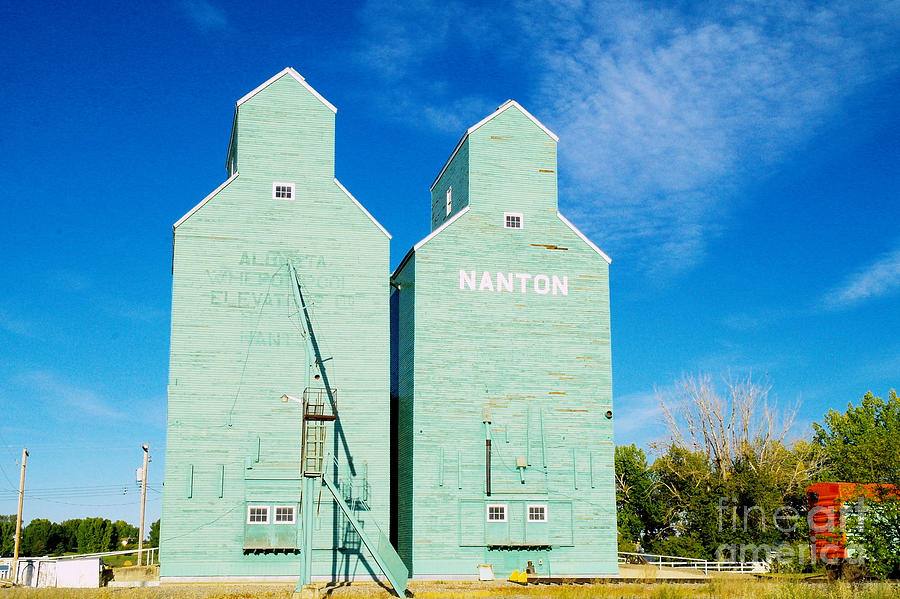 Buildings Photograph - Nanton Alberta  by Jeff Swan