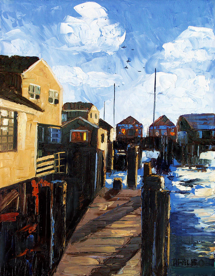 Boat Painting - Nantucket by Anthony Falbo