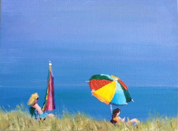 Summer Painting - Nantucket Summer by Jean Maniscalco