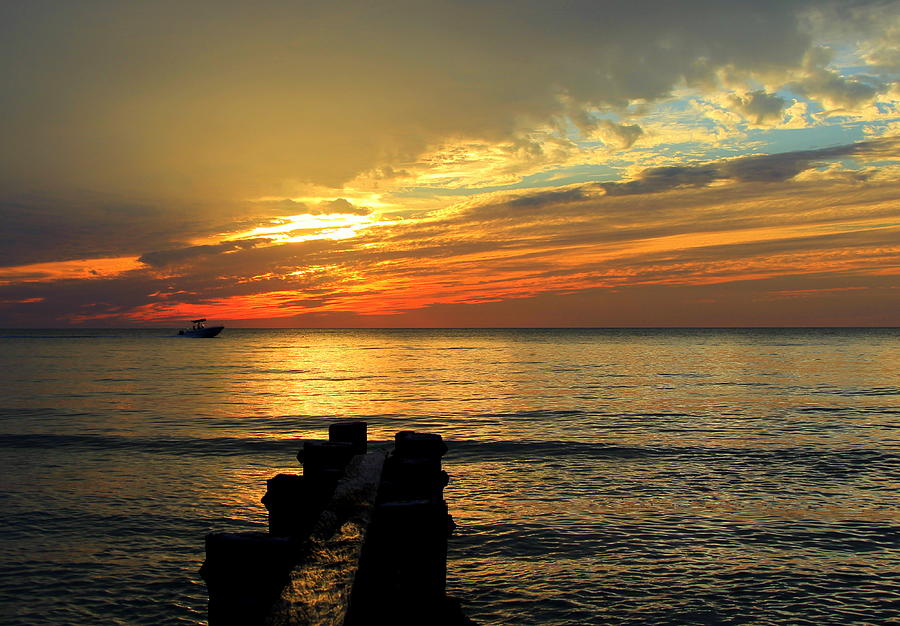 Paradise Photograph - Naples Sunset by Sean Allen