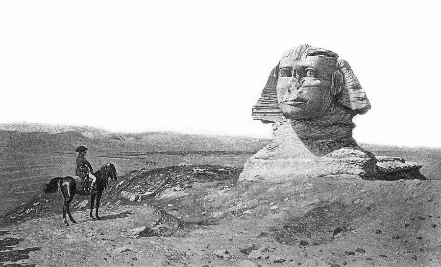 Napoleon And The Sphinx Photograph by Granger