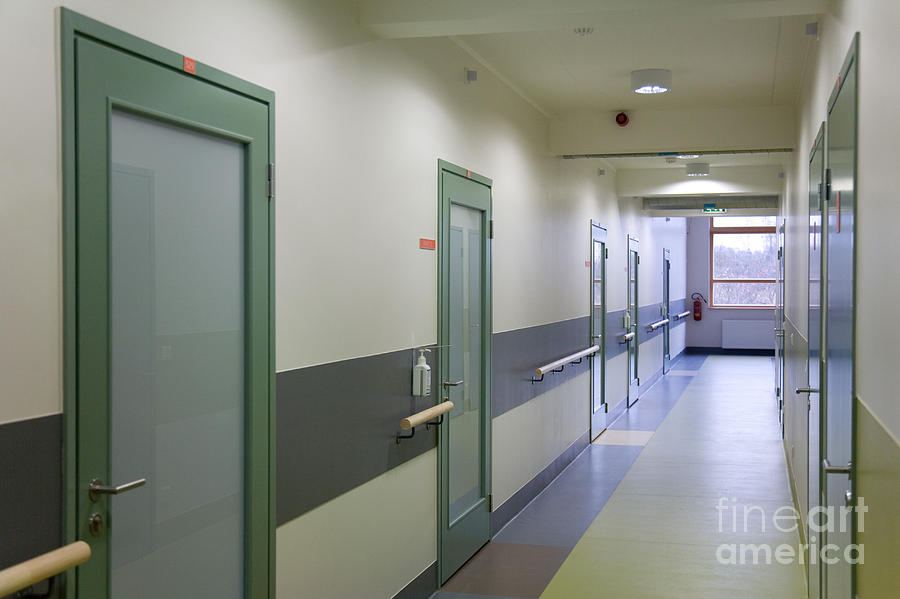 Narrow Nursing Home Hallway Photograph by Jaak Nilson