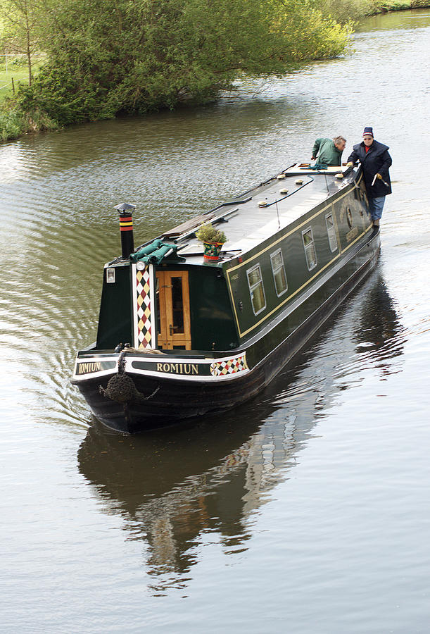 Narrowboat Photograph by Chris Day