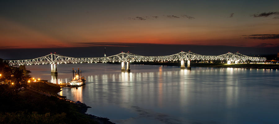 Natchez Vidalia Bridge Photograph By Sandy Dimke