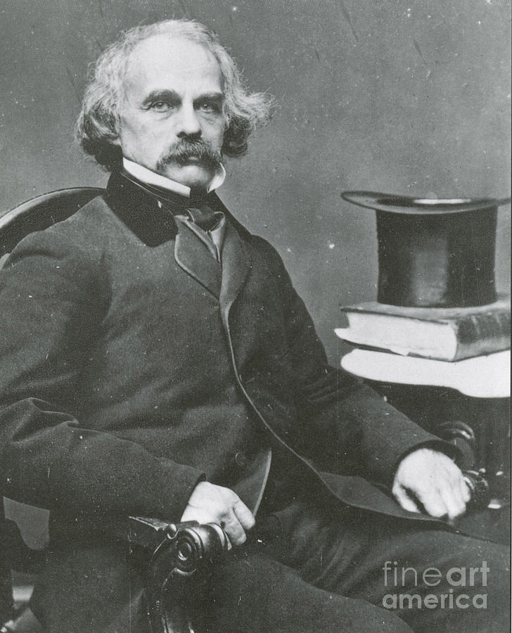 Nathaniel Hawthorne, American Author Photograph by Science Source