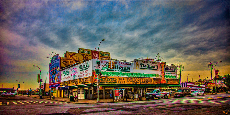 Nathans Famous Hot Dog Emporium Photograph by Chris Lord