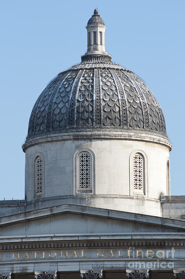 London Photograph - National Gallery Cupola by Andrew  Michael