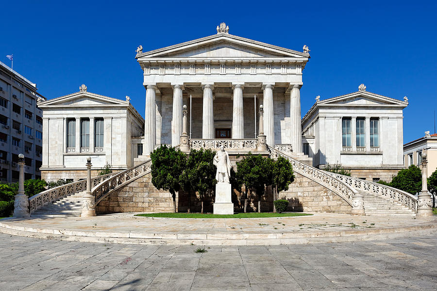 National Library of Greece Photograph by Constantinos Iliopoulos | Fine ...