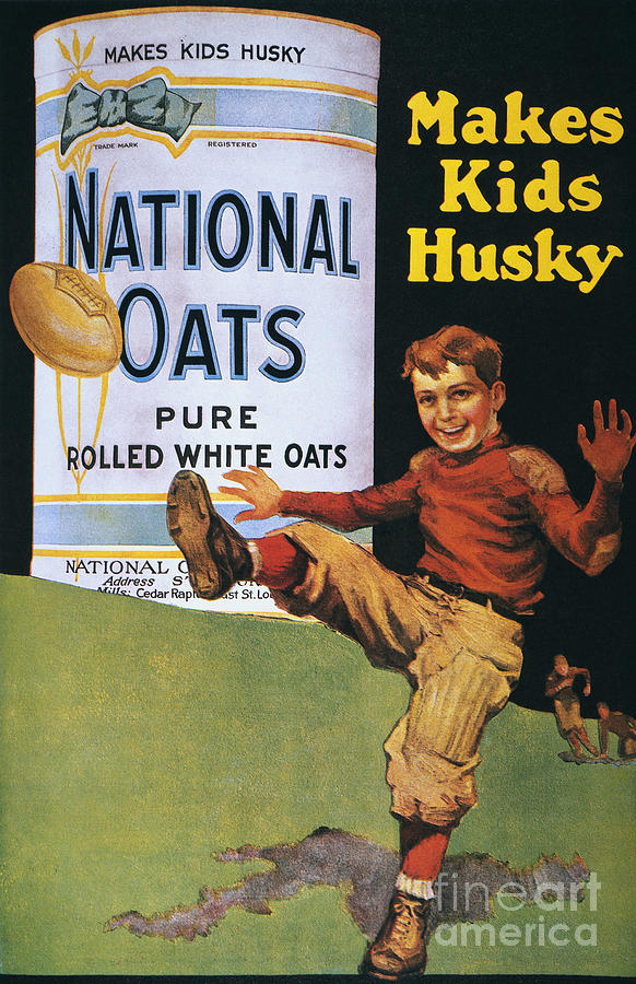 National Oats Ad, 1919 Photograph by Granger
