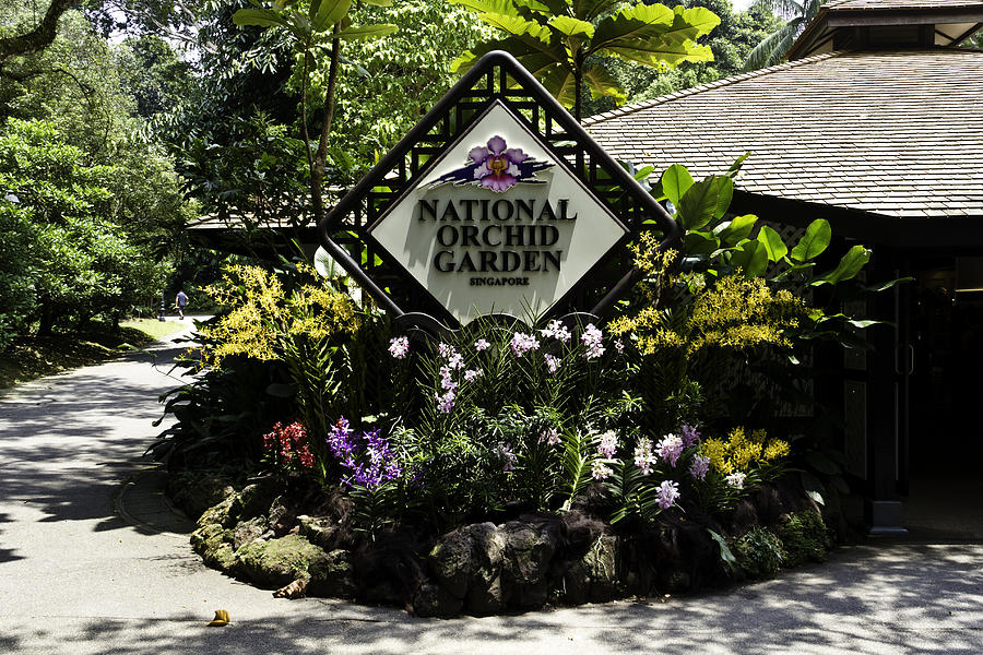 National Orchid Garden inside the Singapore Botanic Garden Photograph by Ashish Agarwal