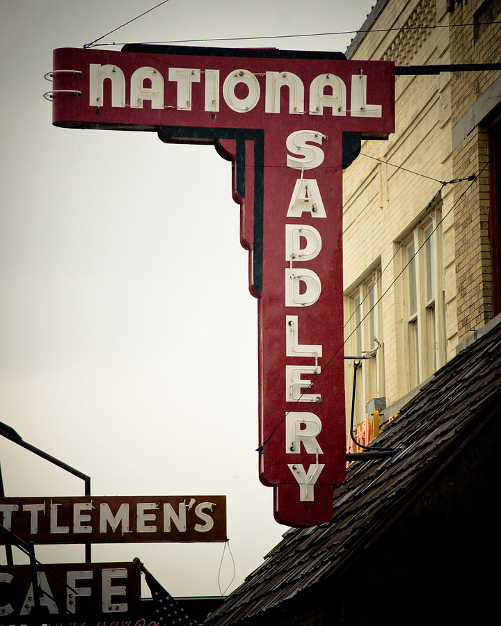 Oklahoma City Photograph - National Saddlery by David Waldo
