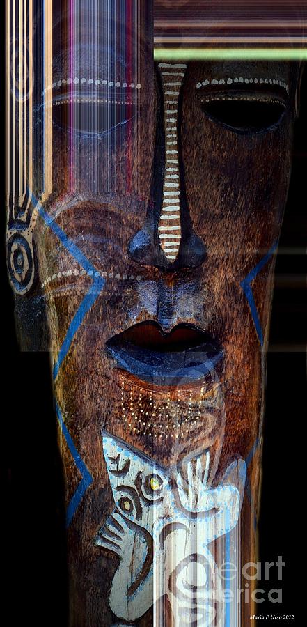 Native Africa 3 Digital Art by Maria Urso