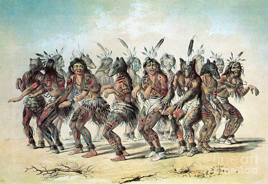 Native American Indian Bear Dance Photograph by Photo Researchers