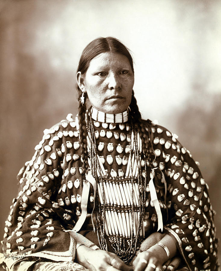 Native American Woman Portrait Of An Photograph By Everett