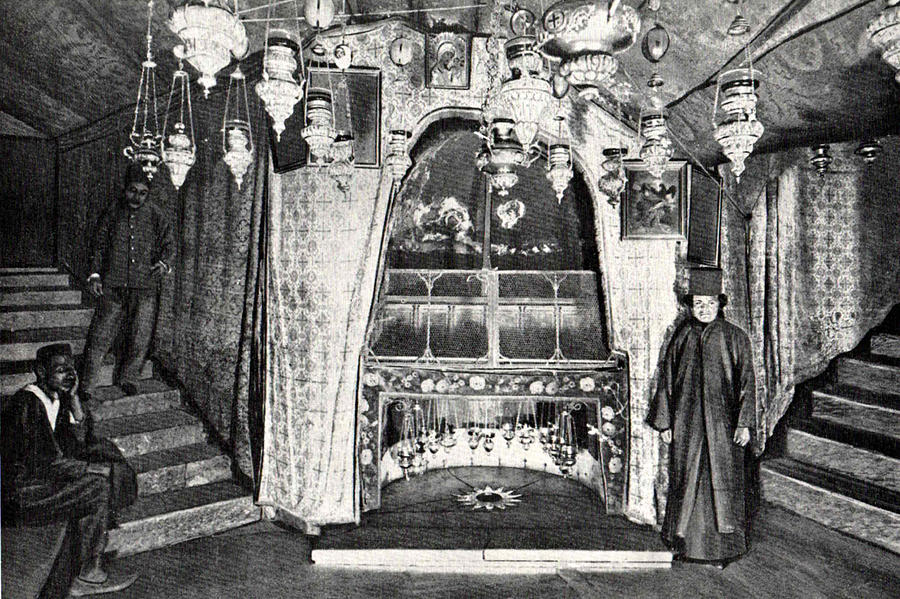 Nativity Grotto in 18th Century Photograph by Munir Alawi