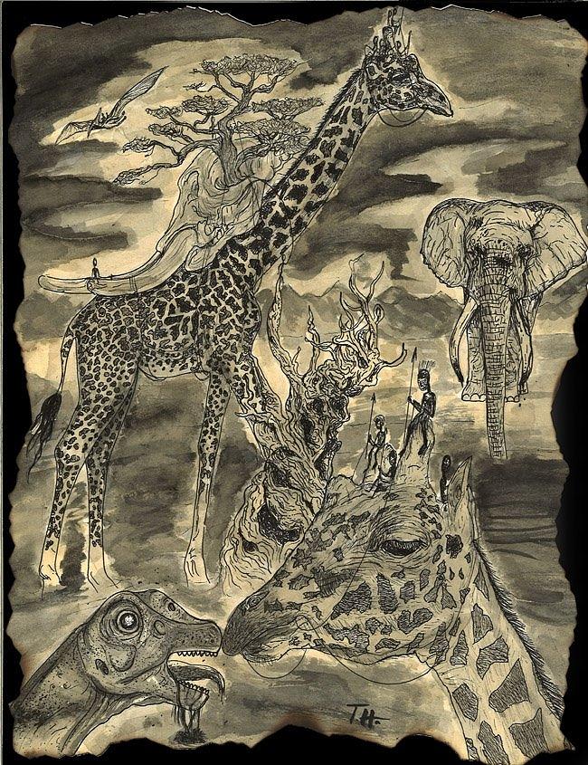 Nature surviving extinction Drawing by Taylor Higgins Pixels