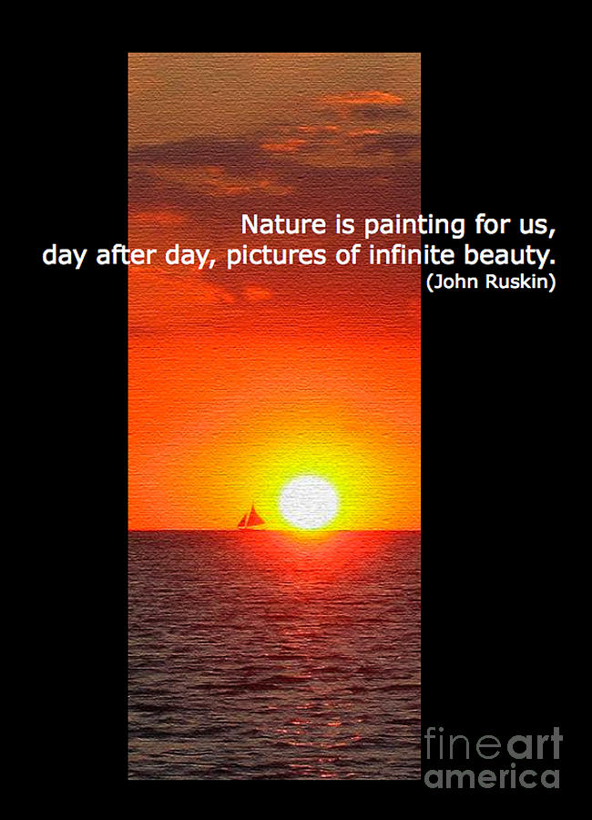 Sunset Photograph - Natures Painting by Judee Stalmack
