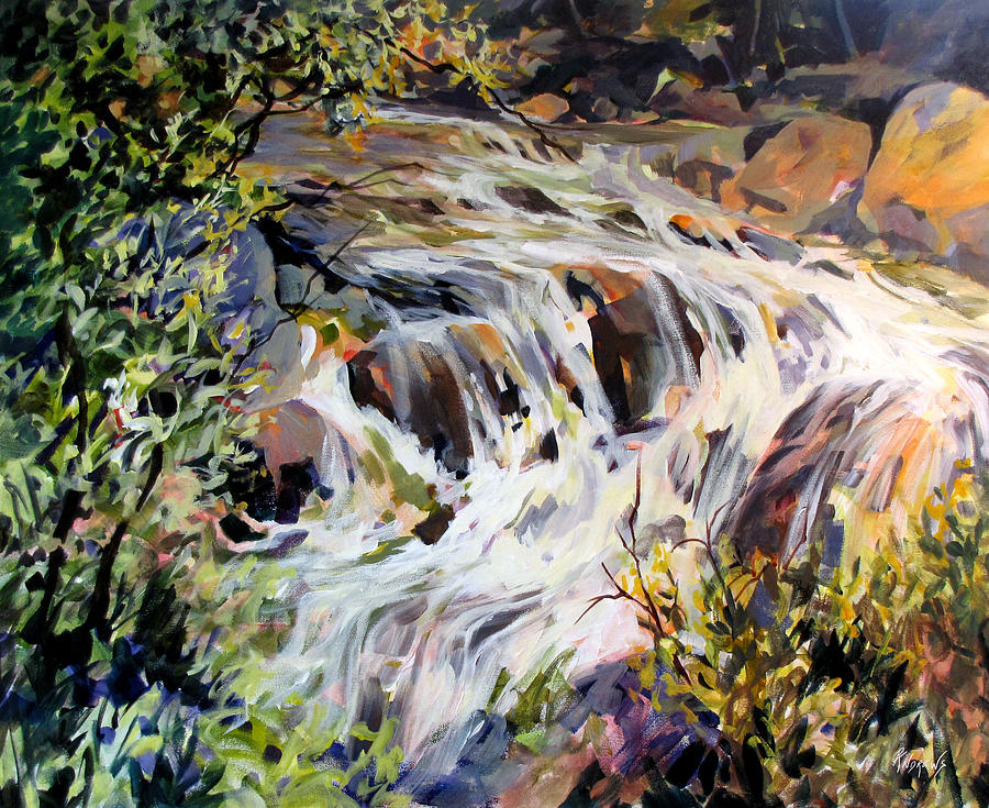 Natures Power Painting by Rae Andrews