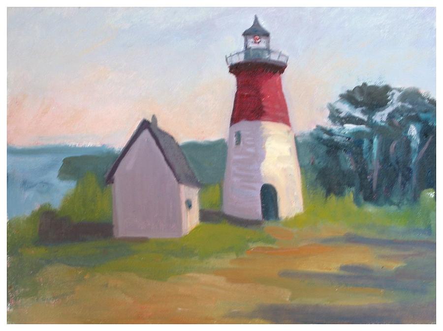 Nauset Lighthouse Painting - Nauset Lighthouse Cape Cod by Suzanne Elliott Nauset Lighthouse Painting - Nauset Lighthouse Cape Cod by Suzanne Elliott